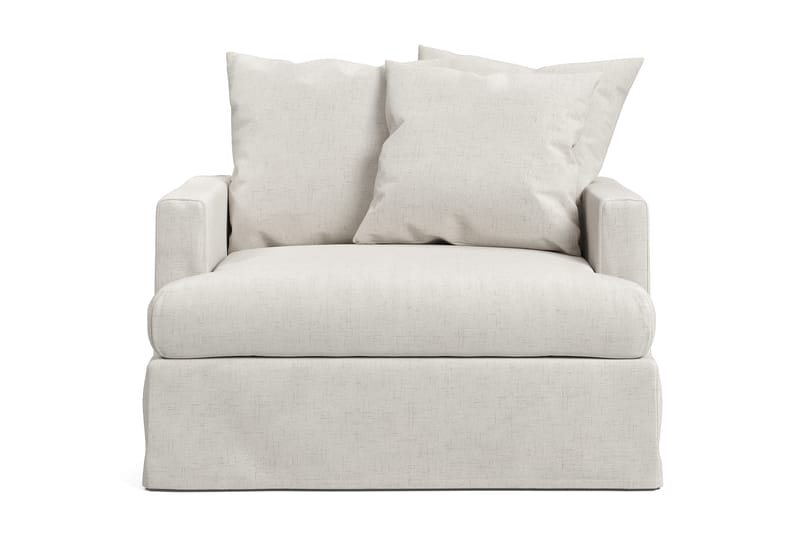 Menard Sofagruppe 4-seters Venstrevendt L-formet Sjeselongsofa + Lenestol i Stoff - Beige - Møbler - Sofaer - Sofaer med sjeselong
