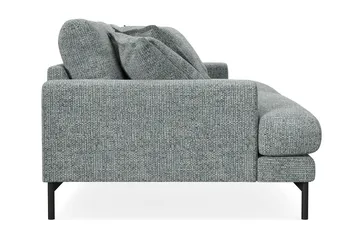 Menard Premium 4-personers Dyb Sofa i Chenille - Grå/Blå - Møbler - Sofaer - 4 seter sofa