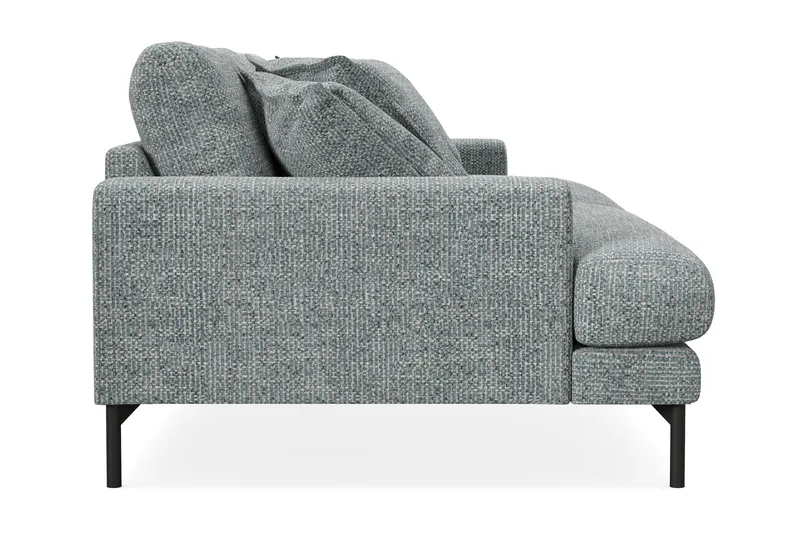 Menard Premium 4-personers Dyb Sofa i Chenille - Grå/Blå - Møbler - Sofaer - 4 seter sofa
