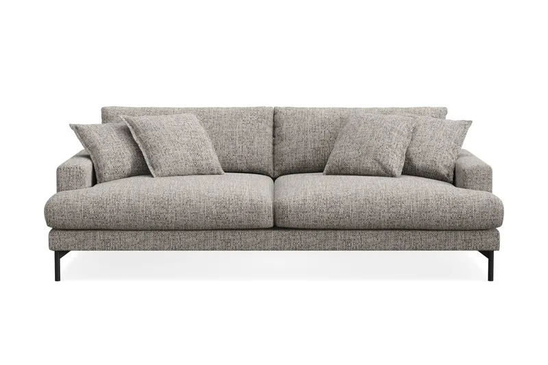 Menard Premium 4-personers Dyb Sofa i Chenille, Grå