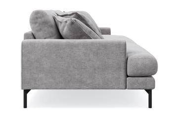 Menard Premium 4-seters dyp sofa i chenille - Grå - Møbler - Sofaer - 4 seter sofa