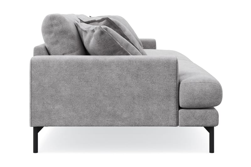 Menard Premium 4-seters dyp sofa i chenille - Grå - Møbler - Sofaer - 4 seter sofa