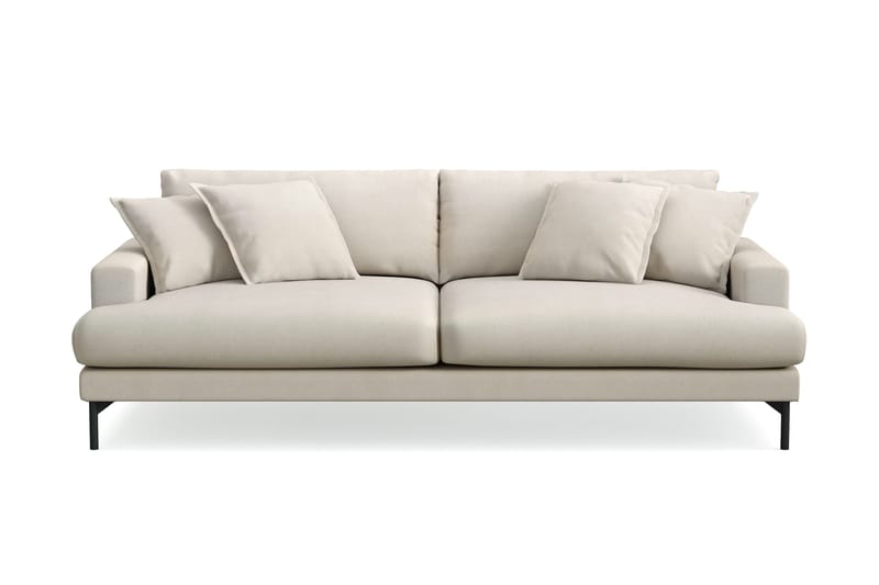 Menard Premium 4-seters dyp sofa i stoff, Beige