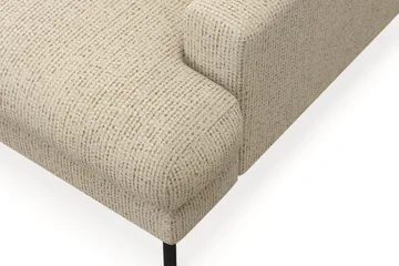 Menard Premium 5-seters venstrevendt L-formet dyp sjeselongsofa i chenille - Beige - Møbler - Sofaer - Sofaer med sjeselong