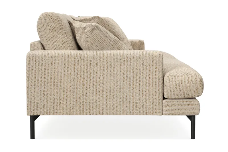 Menard Premium 4-seters dyp sofa i chenille - Beige - Møbler - Sofaer - 4 seter sofa