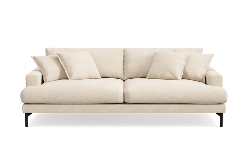 Menard Premium 4-seters dyp sofa i chenille, Beige