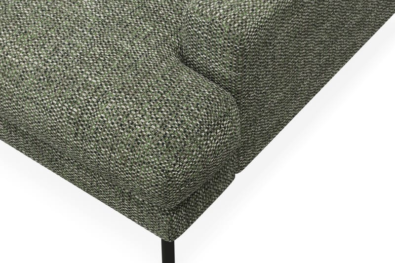 Menard Premium 5-personers Venstrevendt L-formet Dyb ChaiselongSofa i Chenille - Grøn - Møbler - Sofaer - Sofaer med sjeselong
