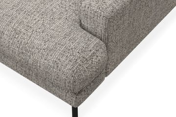 Menard Premium 5-personers Venstrevendt L-formet Dyb ChaiselongSofa i Chenille - Grå - Møbler - Sofaer - Sofaer med sjeselong