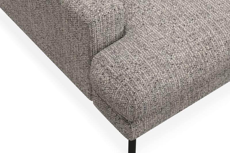 Menard Premium 5-personers Højrevendt L-formet Dyb ChaiselongSofa i Chenille - Grå - Møbler - Sofaer - Sofaer med sjeselong