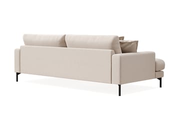 Menard Premium 4-personers Dyb Sofa i Bouclé - Lys Beige - Møbler - Sofaer - 4 seter sofa