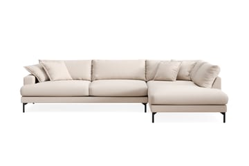 Menard Premium 5-personers Højrevendt L-formet Dyb ChaiselongSofa i Bouclé