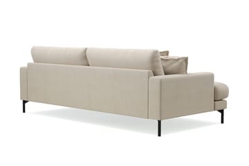 Menard Premium 4-seters dyp sofa i stoff - Beige - Møbler - Sofaer - 4 seter sofa