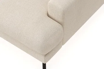 Menard Premium 5-seters venstrevendt L-formet dyp sjeselongsofa i chenille - Lysbeige - Møbler - Sofaer - Sofaer med sjeselong