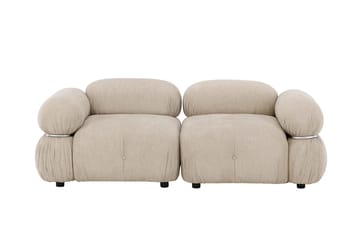 Mika 2-seter Boblete Sofa i Stoff - Beige - Møbler - Sofaer - 2 seter sofa