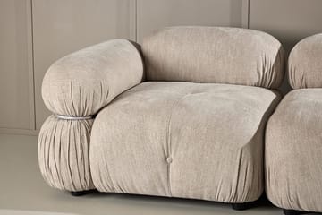 Mika 2-seter Boblete Sofa i Stoff - Beige - Møbler - Sofaer - 2 seter sofa