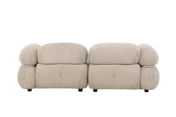 Mika 2-seter Boblete Sofa i Stoff - Beige - Møbler - Sofaer - 2 seter sofa