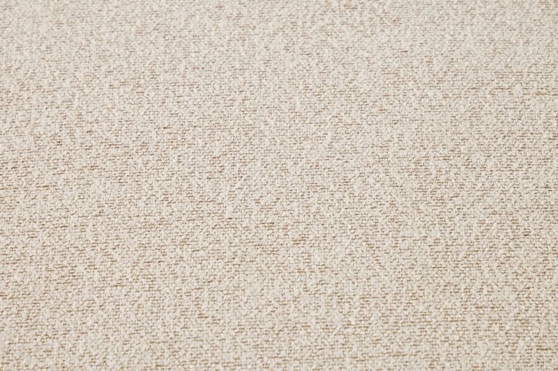 Milano avrundet 5-seters venstrevendt L-sofa med lav rygg i beige bouclé - Møbler - Sofaer - Sofaer med sjeselong