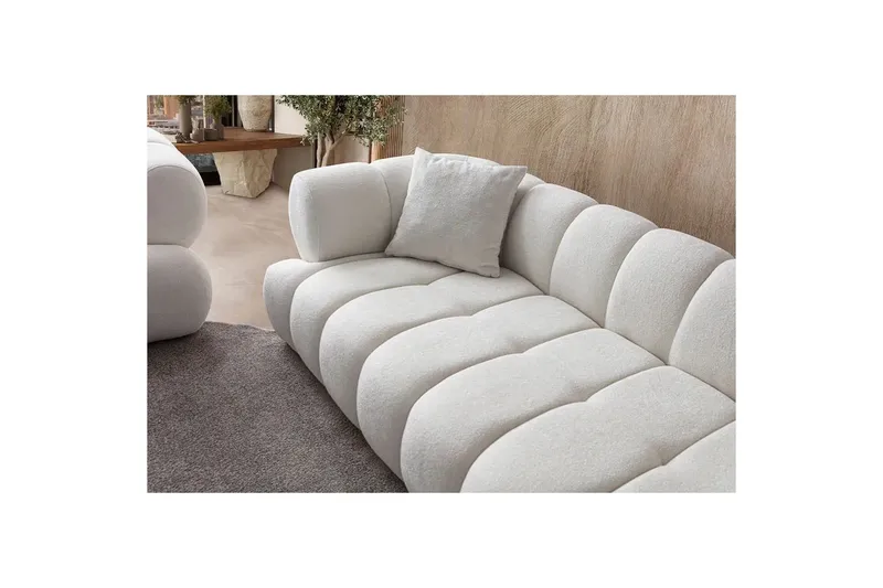 Mississauga Sofa 3-seter - Hvit - Møbler - Sofaer - 3 seter sofa
