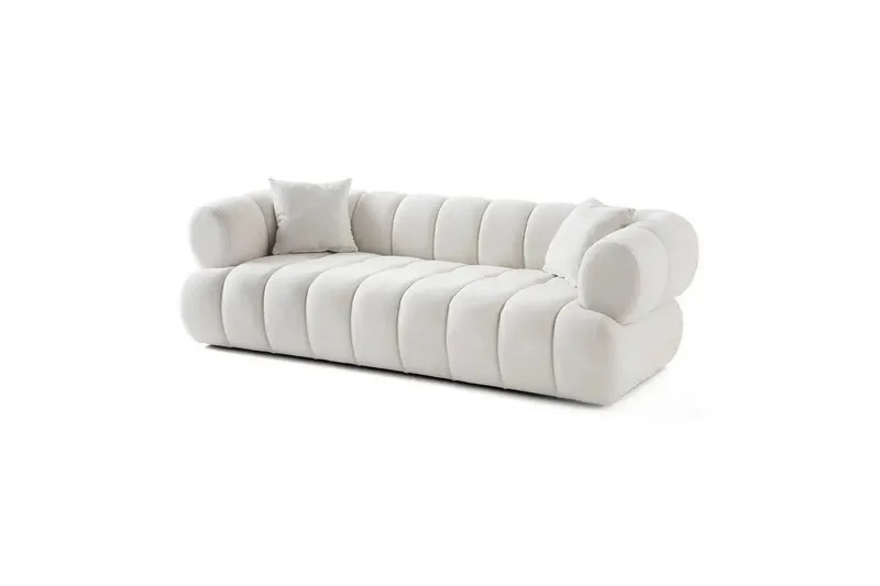 Mississauga Sofa 3-seter - Hvit - Møbler - Sofaer - 3 seter sofa