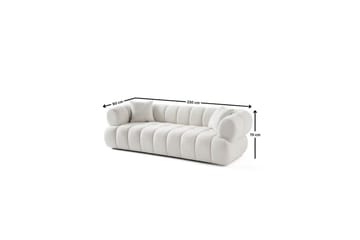 Mississauga Sofa 3-seter - Hvit - Møbler - Sofaer - 3 seter sofa