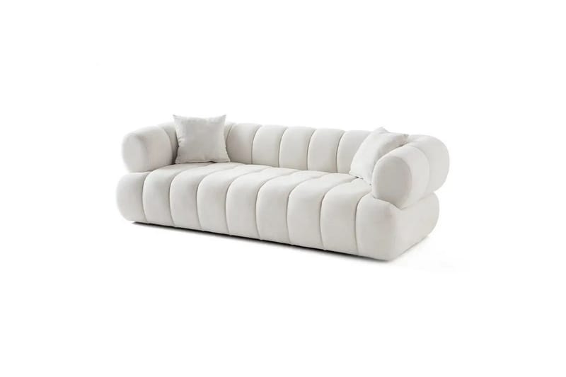 Mississauga Sofa 3-seter - Hvit - Møbler - Sofaer - 3 seter sofa