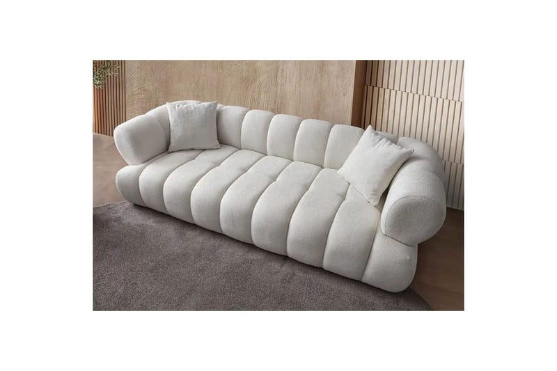 Mississauga Sofa 3-seter - Hvit - Møbler - Sofaer - 3 seter sofa