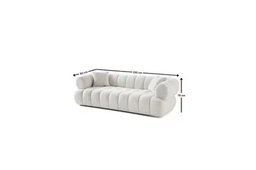 Mississauga Sofa 3-seter - Hvit - Møbler - Sofaer - 3 seter sofa