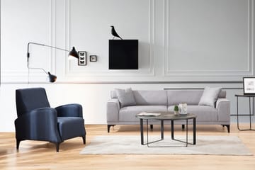 Mississauga Sofa 3-seter - Lys grå - Møbler - Sofaer - 3 seter sofa