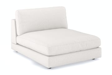 Arken 1-seters Divanmodul i Bouclé - Hvit - Møbler - Sofaer - Modulsofaer - Øvrige moduler til modulsofa