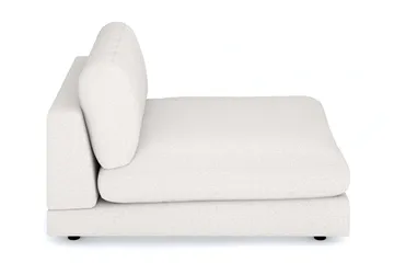 Arken 1-seters Divanmodul i Bouclé - Hvit - Møbler - Sofaer - Modulsofaer - Øvrige moduler til modulsofa