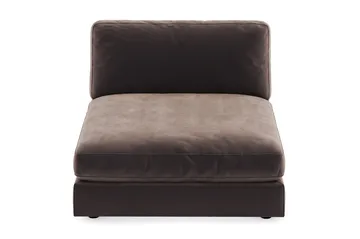 Arken 1-seters Divanmodul i Fløyel - Brun - Møbler - Sofaer - Modulsofaer - Øvrige moduler til modulsofa