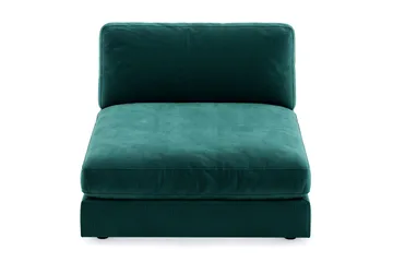 Arken 1-seters Divanmodul i Fløyel - Grønn - Møbler - Sofaer - Modulsofaer - Øvrige moduler til modulsofa