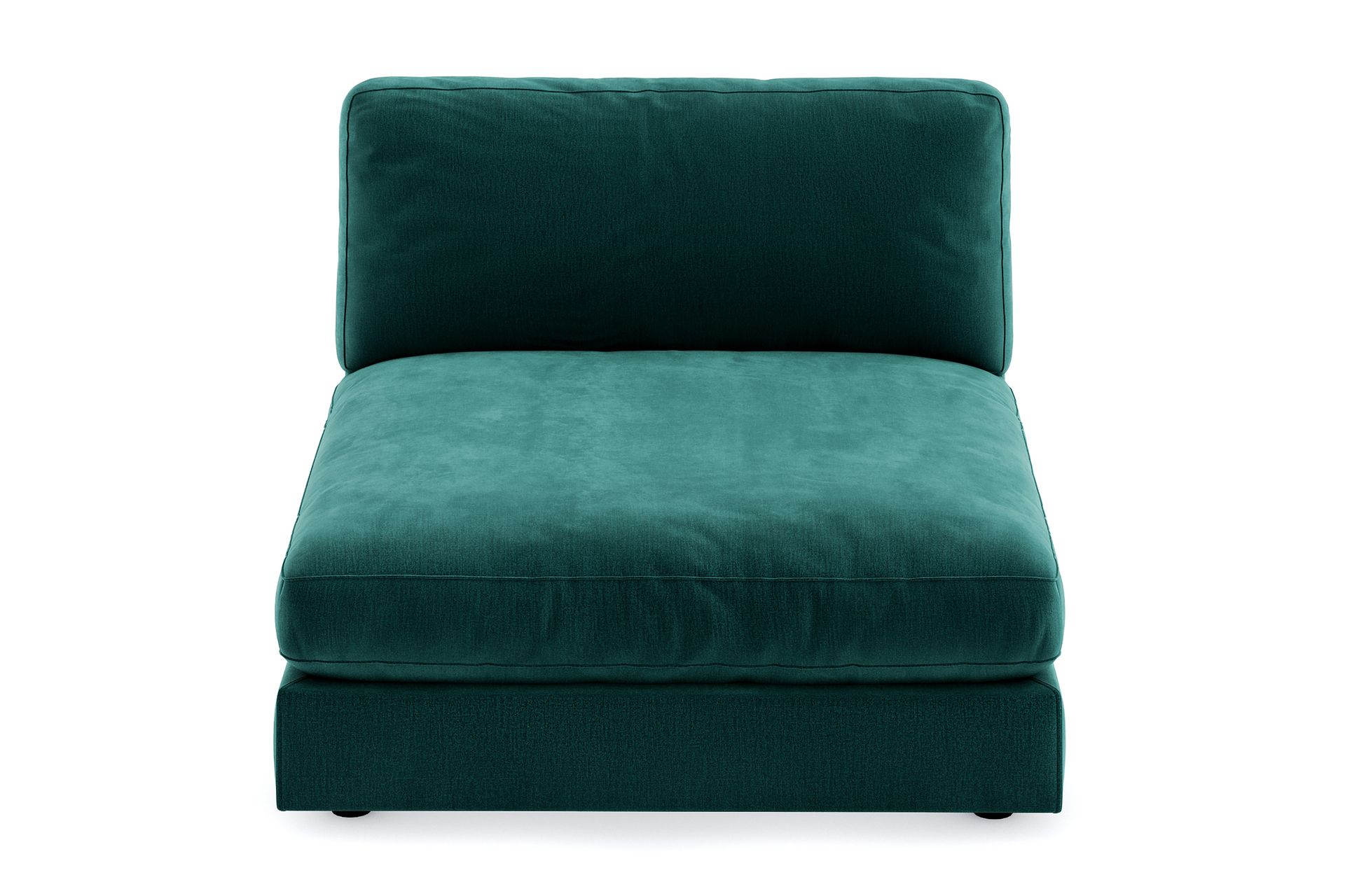Arken 1-seters Divanmodul i Fløyel - Grønn - Møbler - Sofaer - Modulsofaer - Øvrige moduler til modulsofa