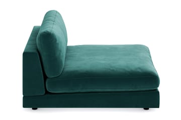 Arken 1-seters Divanmodul i Fløyel - Grønn - Møbler - Sofaer - Modulsofaer - Øvrige moduler til modulsofa