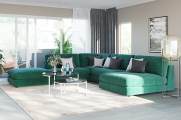 Arken 1-seters Divanmodul i Fløyel - Grønn - Møbler - Sofaer - Modulsofaer - Øvrige moduler til modulsofa