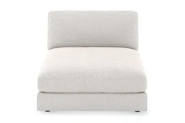 Arken 1-seters Divanmodul i Fløyel - Kremhvit - Møbler - Sofaer - Modulsofaer - Øvrige moduler til modulsofa