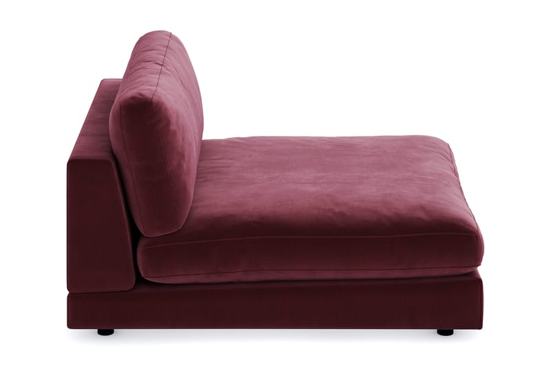 Arken 1-seters Divanmodul i Fløyel - Lilla - Møbler - Sofaer - Modulsofaer - Øvrige moduler til modulsofa