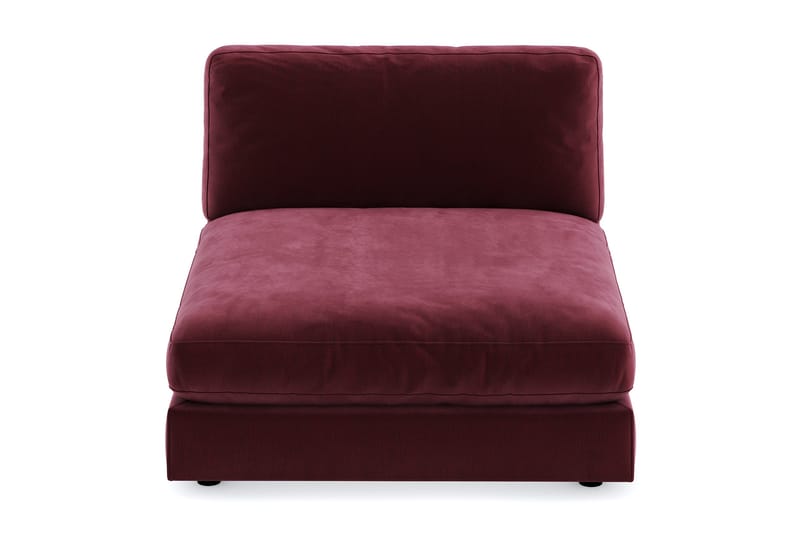Arken 1-seters Divanmodul i Fløyel - Lilla - Møbler - Sofaer - Modulsofaer - Øvrige moduler til modulsofa