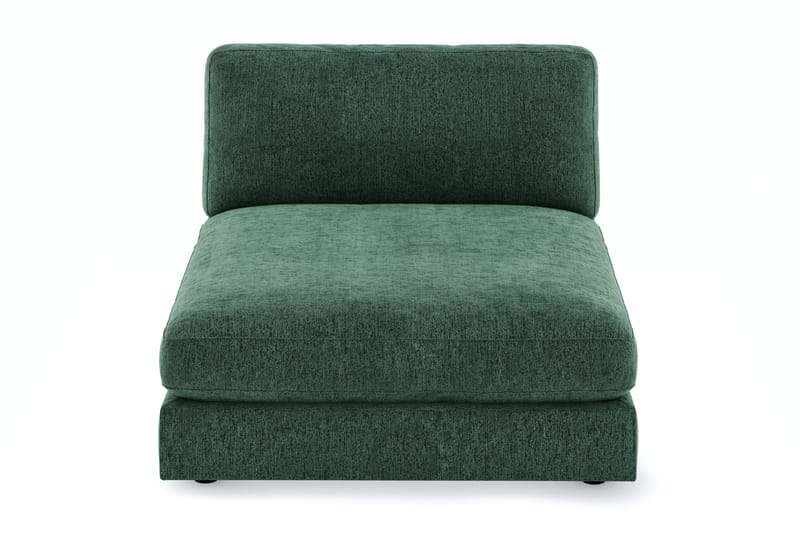 Arken 1-seters Divanmodul i Fløyel - Mørk grønn - Møbler - Sofaer - Modulsofaer - Øvrige moduler til modulsofa