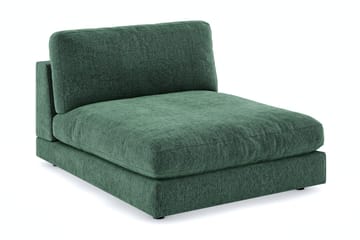Arken 1-seters Divanmodul i Fløyel - Mørk grønn - Møbler - Sofaer - Modulsofaer - Øvrige moduler til modulsofa
