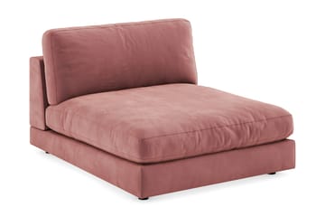 Arken 1-seters Divanmodul i Fløyel - Rosa - Møbler - Sofaer - Modulsofaer - Øvrige moduler til modulsofa
