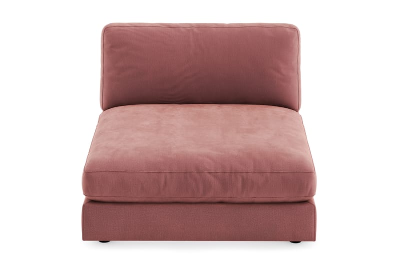 Arken 1-seters Divanmodul i Fløyel - Rosa - Møbler - Sofaer - Modulsofaer - Øvrige moduler til modulsofa
