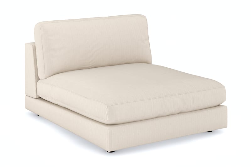 Arken 1-seters Divanmodul i Manchester - Beige - Møbler - Sofaer - Modulsofaer - Øvrige moduler til modulsofa