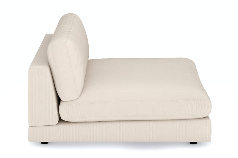 Arken 1-seters Divanmodul i Manchester - Beige - Møbler - Sofaer - Modulsofaer - Øvrige moduler til modulsofa