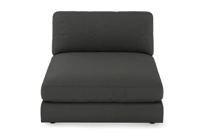 Arken 1-seters Divanmodul i Manchester - Mørk gr å - Møbler - Sofaer - Modulsofaer - Øvrige moduler til modulsofa
