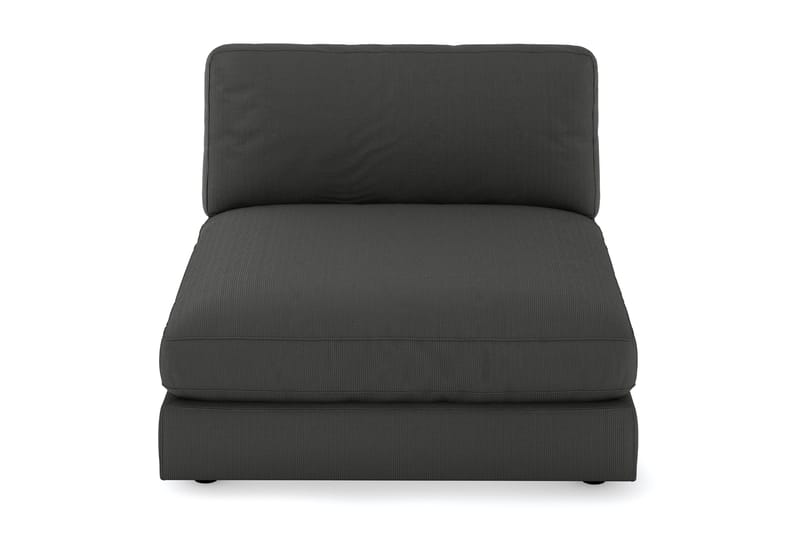 Arken 1-seters Divanmodul i Manchester - Mørk grå - Møbler - Sofaer - Modulsofaer - Øvrige moduler til modulsofa