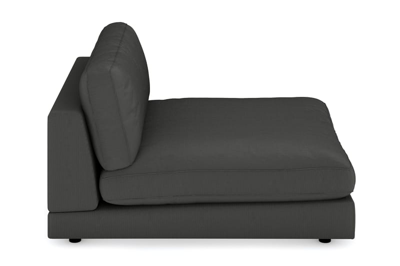 Arken 1-seters Divanmodul i Manchester - Mørk grå - Møbler - Sofaer - Modulsofaer - Øvrige moduler til modulsofa