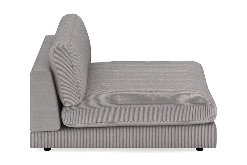 Arken 1-seters Divanmodul i Manchester - Mørk grå - Møbler - Sofaer - Modulsofaer - Øvrige moduler til modulsofa