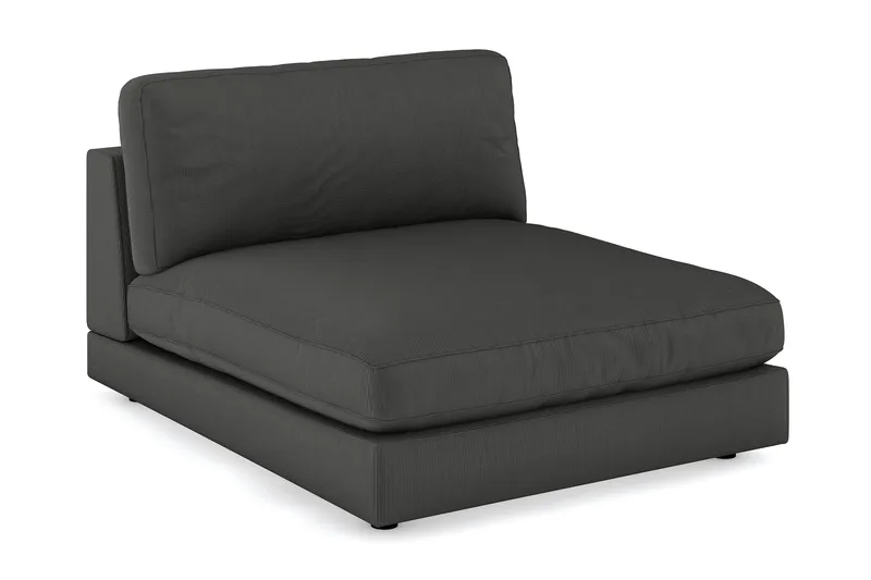 Arken 1-seters Divanmodul i Manchester, Mørk grå