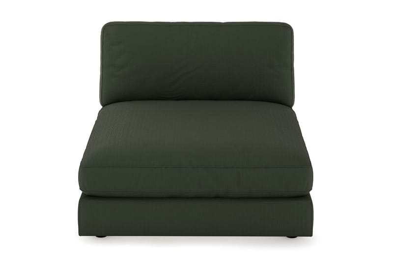 Arken 1-seters Divanmodul i Manchester - Mørk grønn - Møbler - Sofaer - Modulsofaer - Øvrige moduler til modulsofa